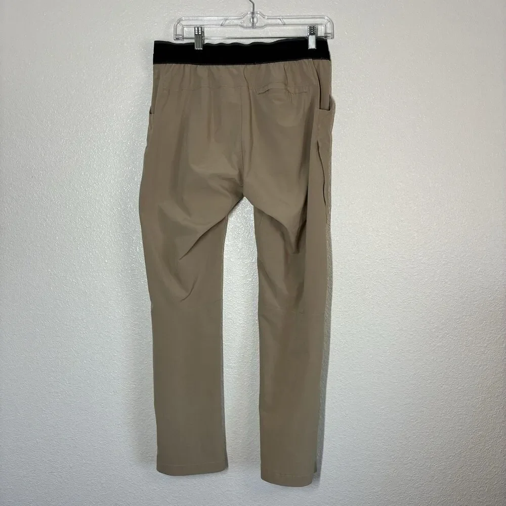 The North Face Pants Mens 30 Beige Khaki Stretch Hiking Elastic Waist Pockets